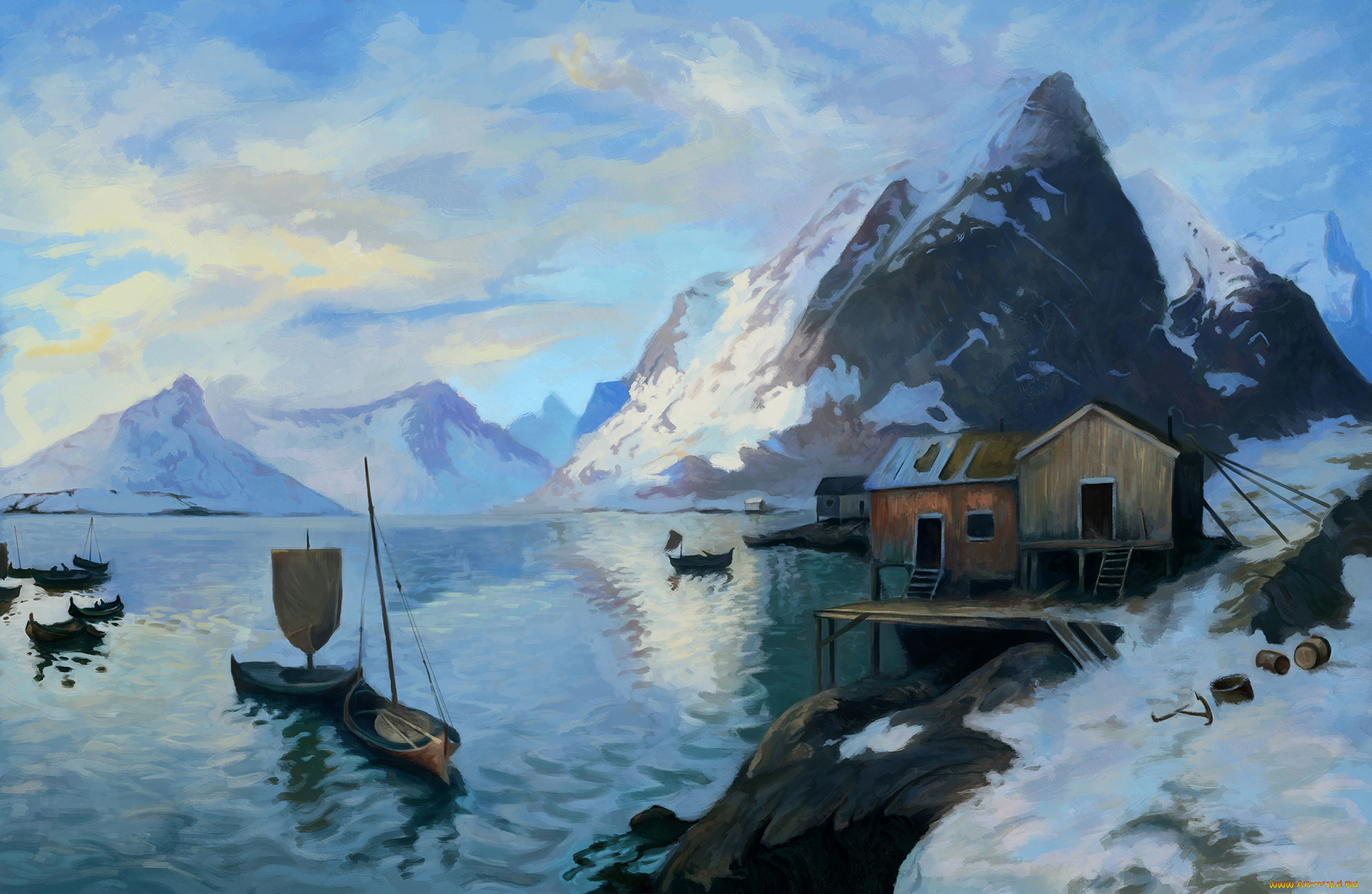 Норвежский художник Отто Людвиг Синдинг.